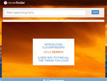 Tablet Screenshot of cleverfinder.com